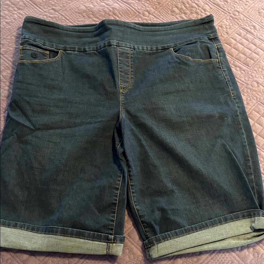 Gloria Vanderbilt Dark Blue Denim Shorts